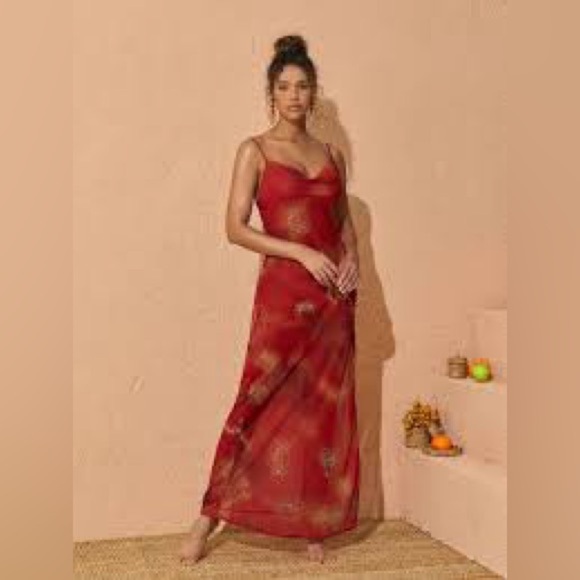 Sonia Fortuna Firenze 100% Silk Patchwork Sequin Dress - Picture 2 of 9